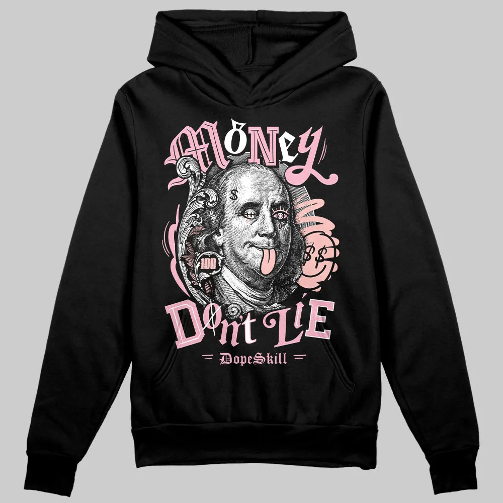 Stars Court White/Pink DopeSkill Hoodie Sweatshirt Money Don't Lie Graphic sold by DopeSkill
