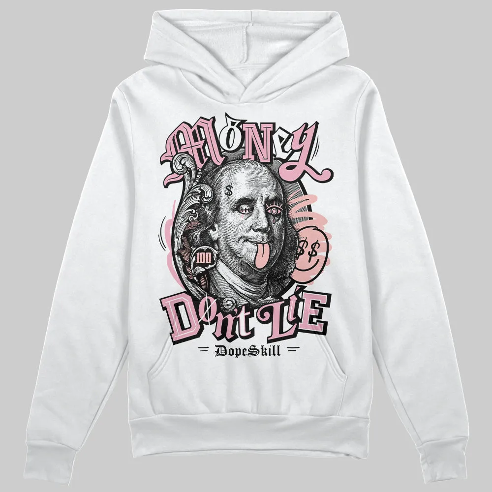 Stars Court White/Pink DopeSkill Hoodie Sweatshirt Money Don't Lie Graphic sold by DopeSkill product image thumbnail 2