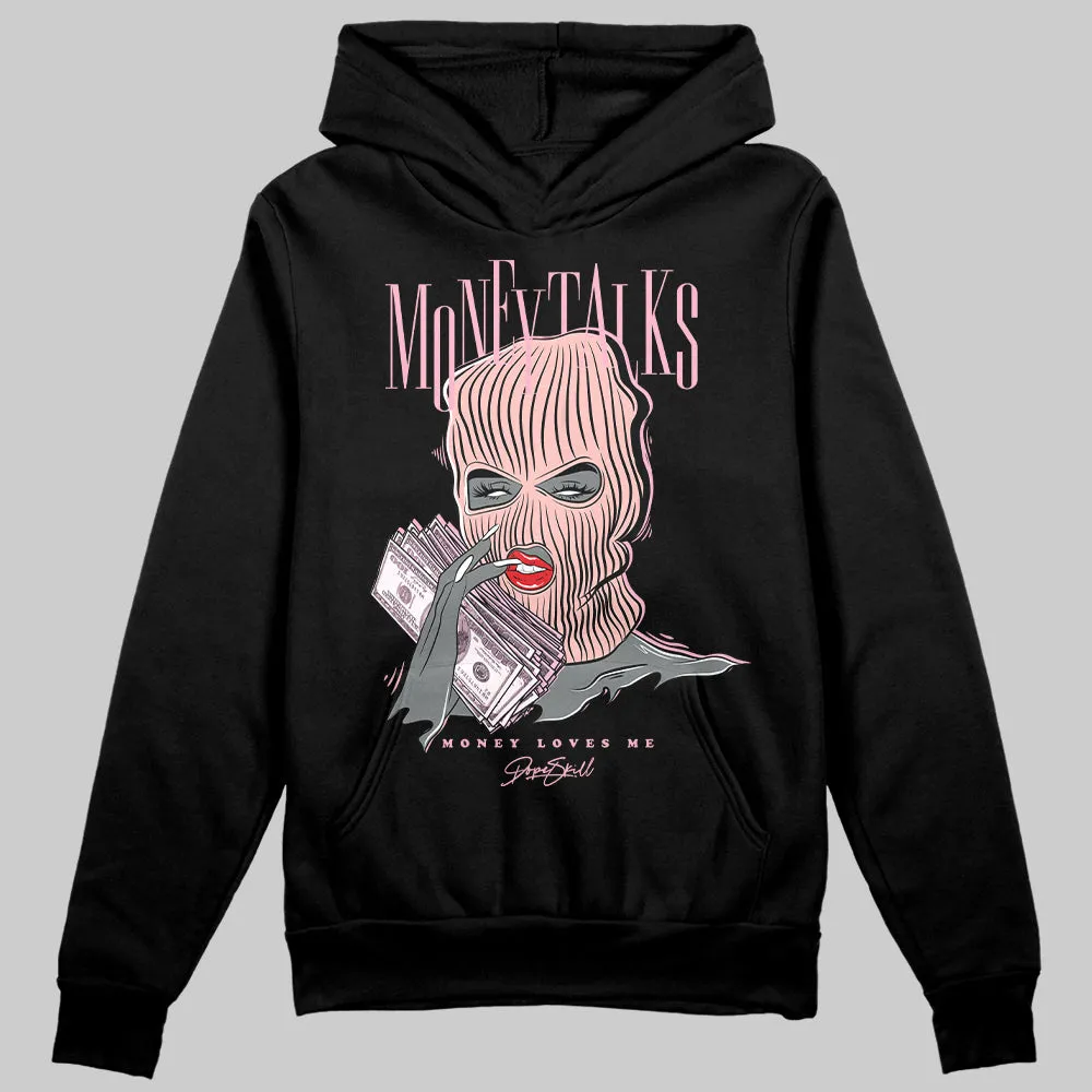 Stars Court White/Pink DopeSkill Hoodie Sweatshirt Money Talks Graphic sold by DopeSkill