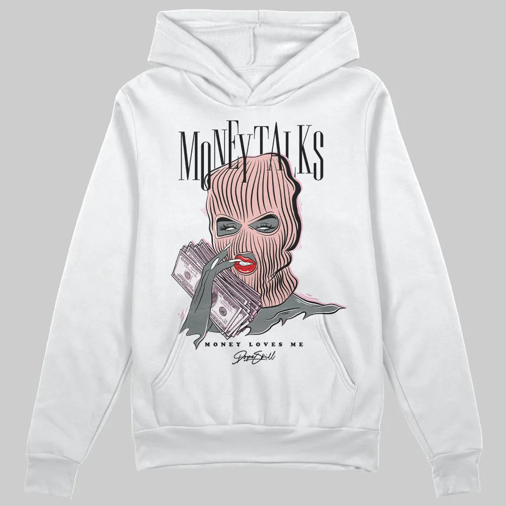Stars Court White/Pink DopeSkill Hoodie Sweatshirt Money Talks Graphic sold by DopeSkill product image thumbnail 2