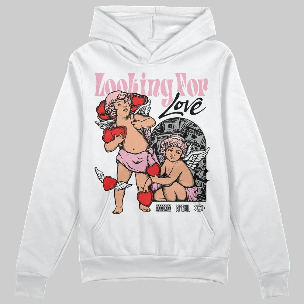 Stars Court White/Pink DopeSkill Hoodie Sweatshirt Looking For Love Graphic sold by DopeSkill product image thumbnail 2