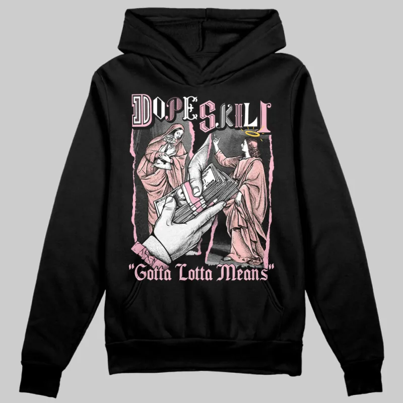 Stars Court White/Pink DopeSkill Hoodie Sweatshirt Gotta Lotta Means Graphic sold by DopeSkill