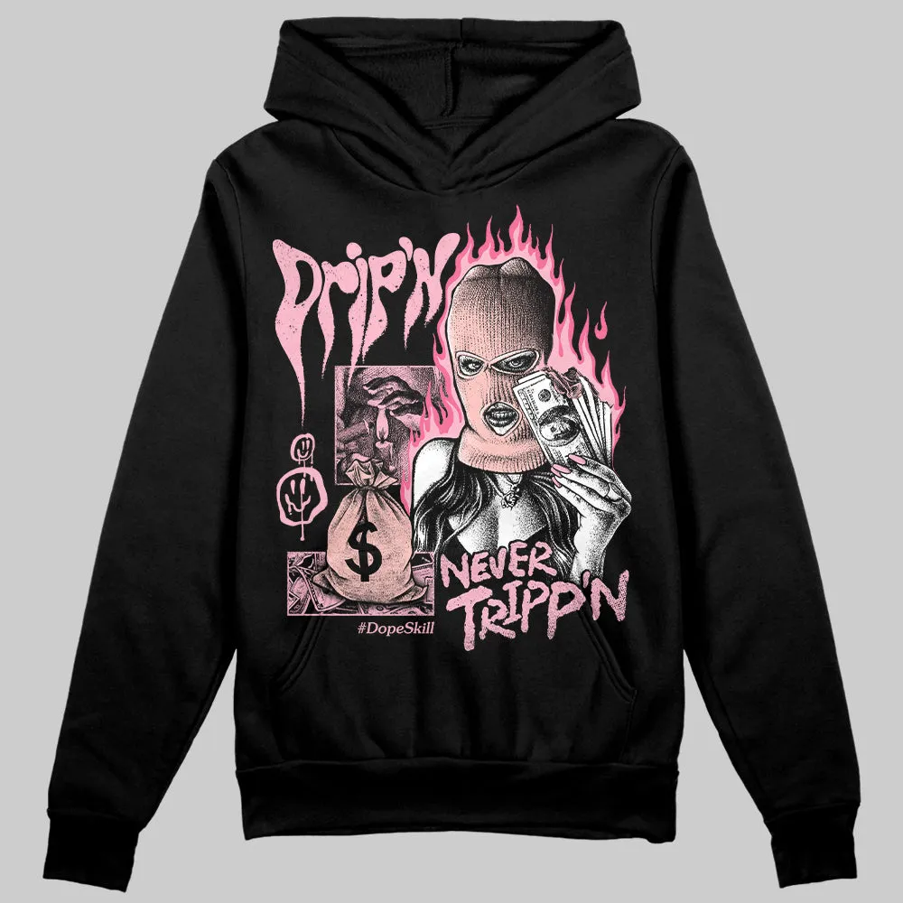 Stars Court White/Pink DopeSkill Hoodie Sweatshirt Drip'n Never Tripp'n Graphic sold by DopeSkill