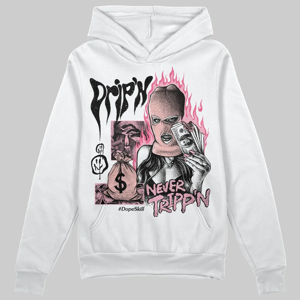 Stars Court White/Pink DopeSkill Hoodie Sweatshirt Drip'n Never Tripp'n Graphic sold by DopeSkill product image thumbnail 2