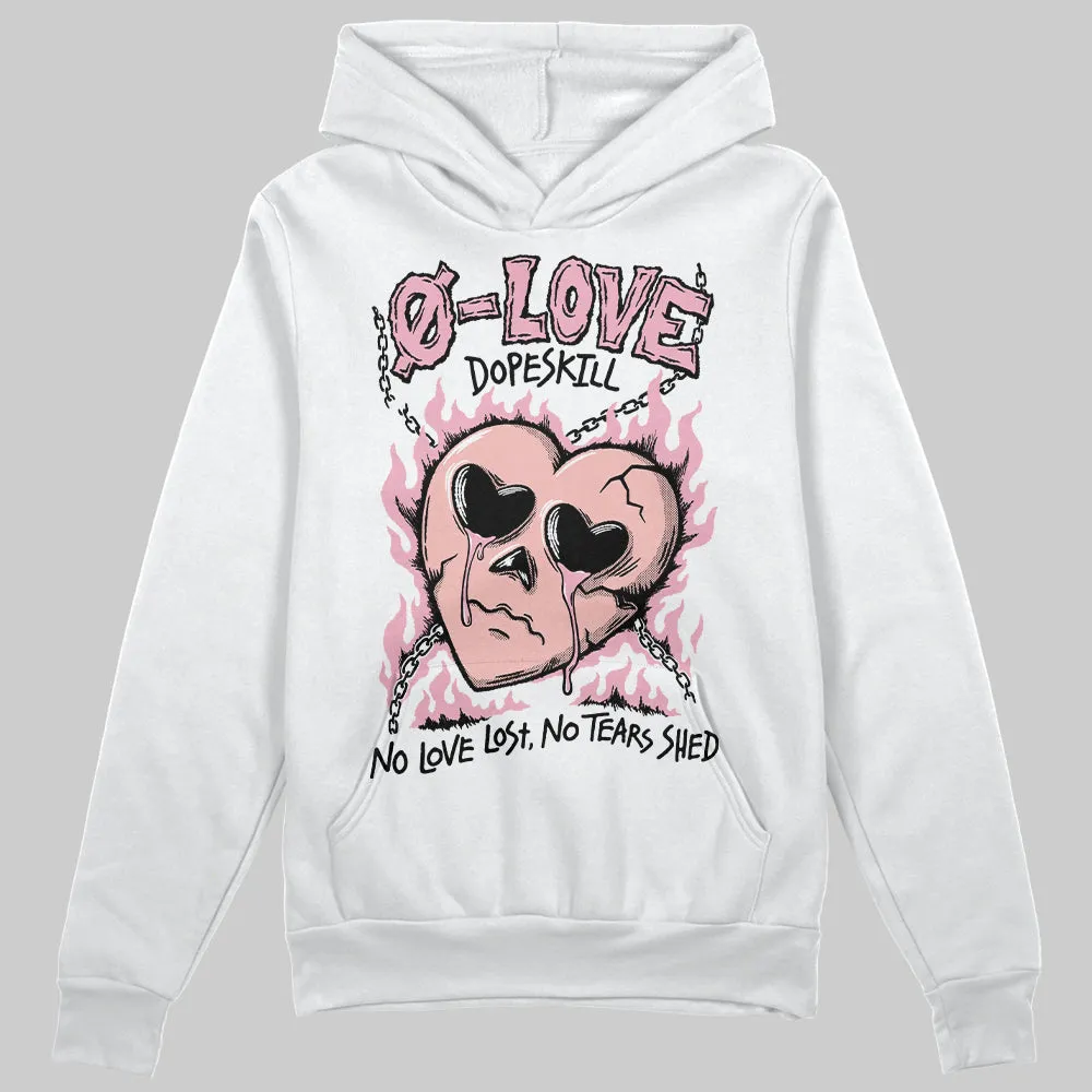 Stars Court White/Pink DopeSkill Hoodie Sweatshirt Crying Heart Graphic sold by DopeSkill product image thumbnail 2