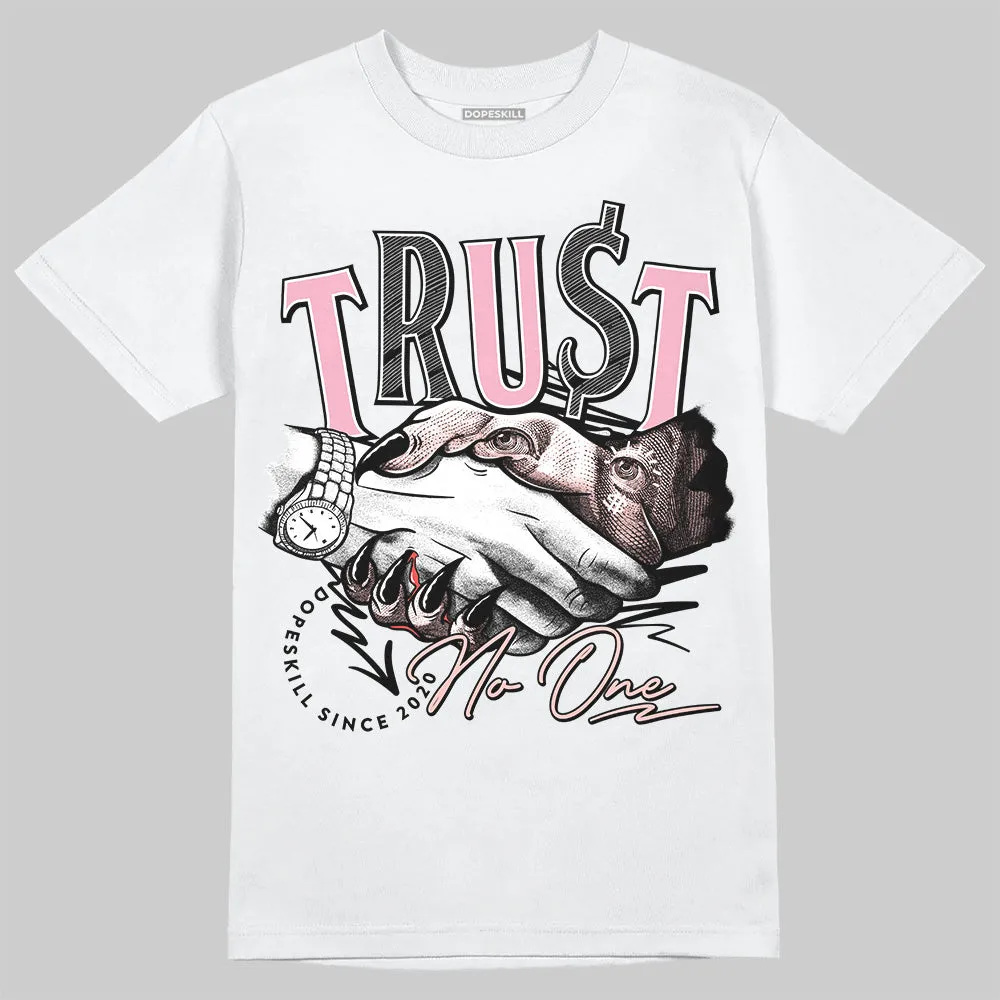 Stars Court White/Pink DopeSkill T-Shirt Trust No One Graphic sold by DopeSkill product image thumbnail 2
