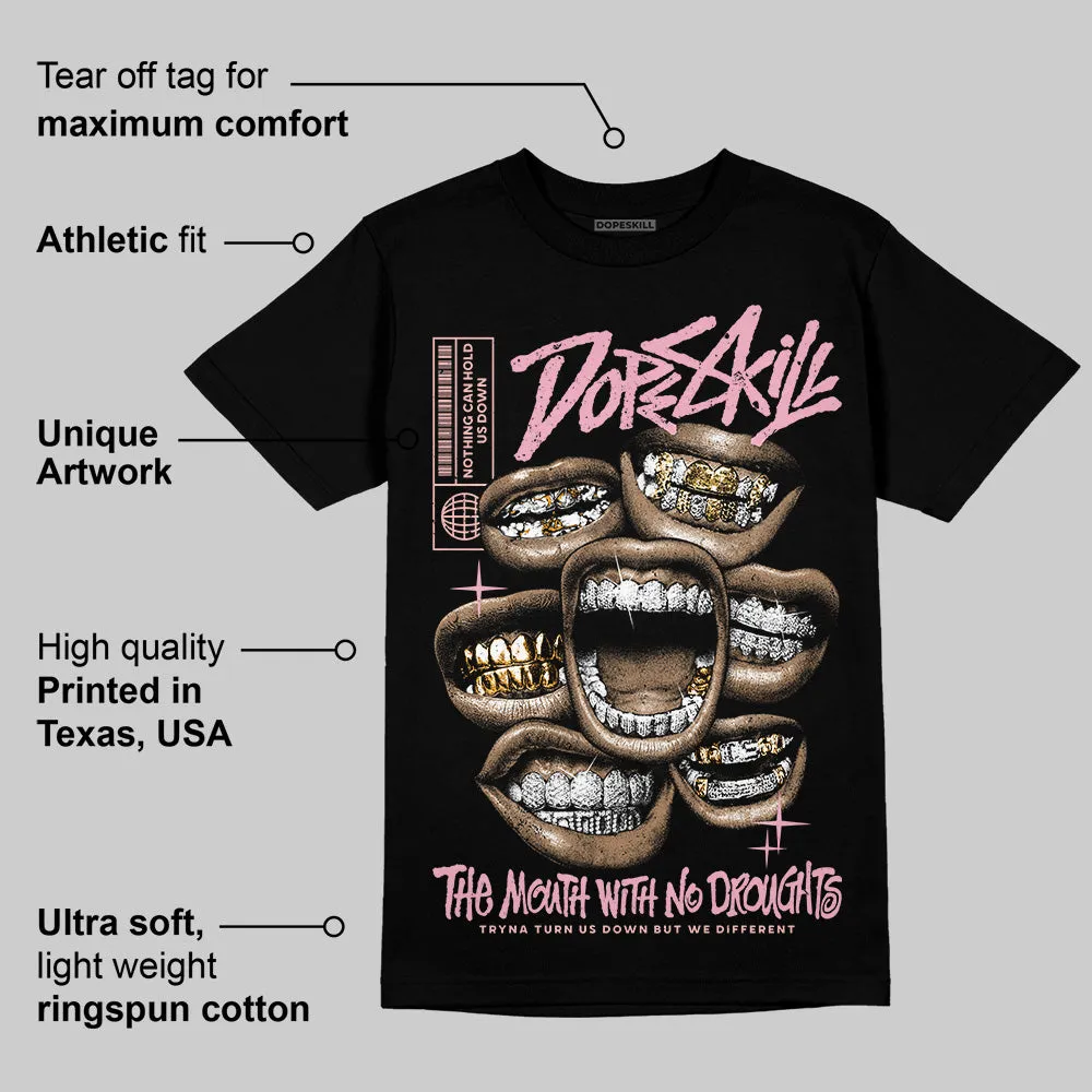 Stars Court White/Pink DopeSkill T-Shirt The Mouth With No Droughts Graphic sold by DopeSkill product image thumbnail 3