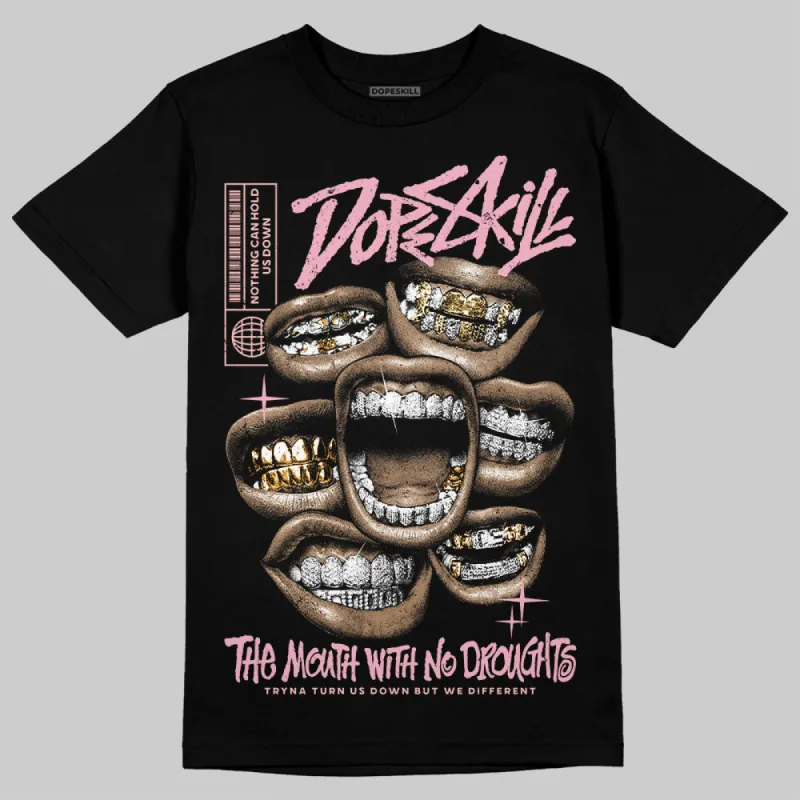 Stars Court White/Pink DopeSkill T-Shirt The Mouth With No Droughts Graphic sold by DopeSkill