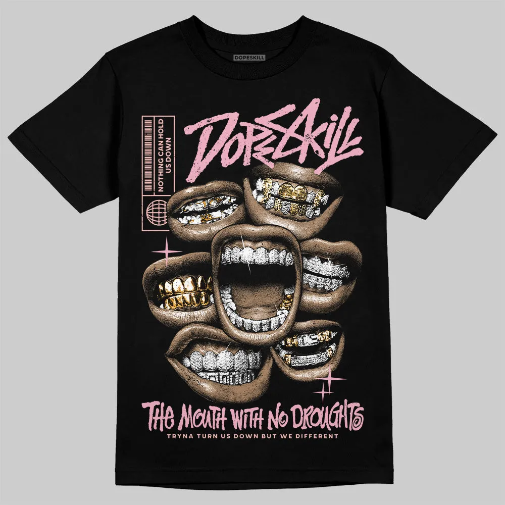 Stars Court White/Pink DopeSkill T-Shirt The Mouth With No Droughts Graphic sold by DopeSkill
