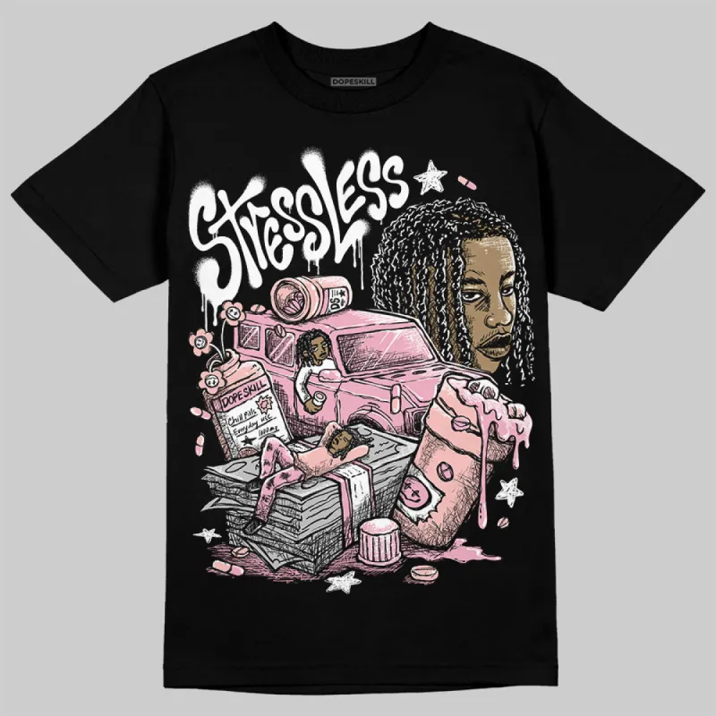 Stars Court White/Pink DopeSkill T-Shirt Stressless Graphic sold by DopeSkill