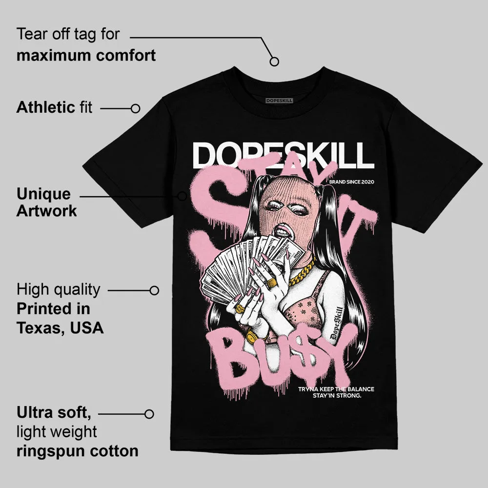 Stars Court White/Pink DopeSkill T-Shirt Stay It Busy Graphic sold by DopeSkill product image thumbnail 3