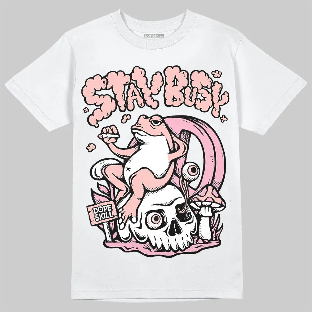 Stars Court White/Pink DopeSkill T-Shirt Stay Busy Graphic sold by DopeSkill product image thumbnail 2