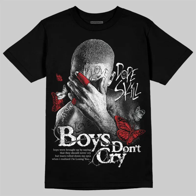 Black Cement 3s DopeSkill T-Shirt Boys Don't Cry Graphic sold by DopeSkill