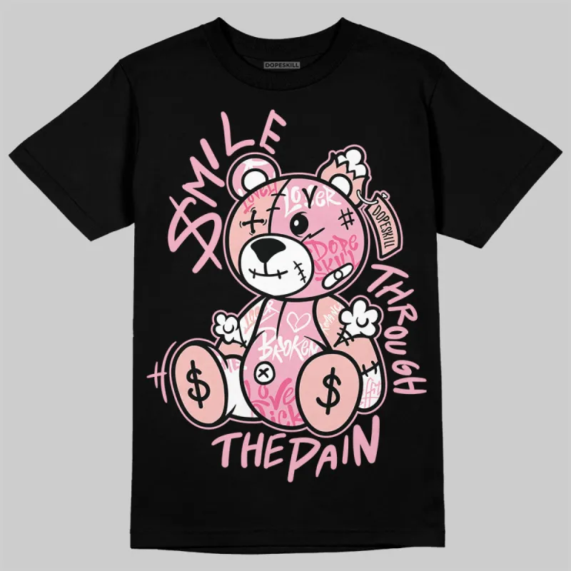 Stars Court White/Pink DopeSkill T-Shirt Smile Through The Pain Graphic sold by DopeSkill