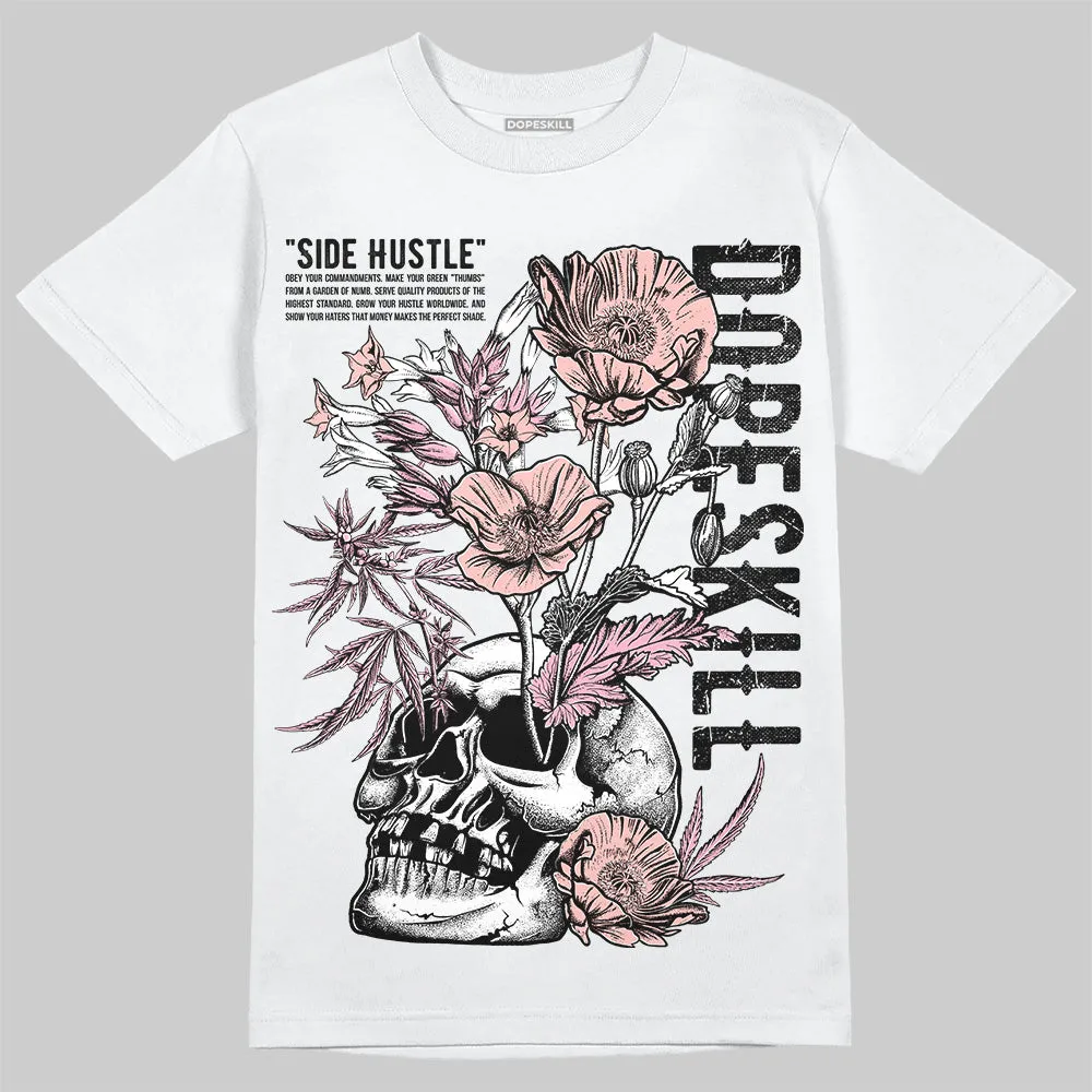 Stars Court White/Pink DopeSkill T-Shirt Side Hustle Graphic sold by DopeSkill product image thumbnail 2
