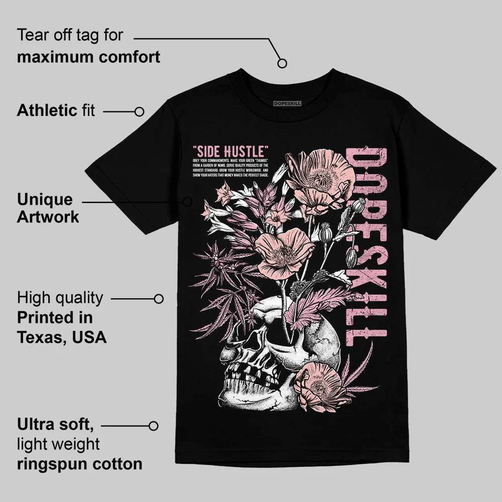 Stars Court White/Pink DopeSkill T-Shirt Side Hustle Graphic sold by DopeSkill product image thumbnail 3