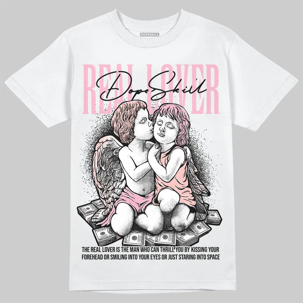 Stars Court White/Pink DopeSkill T-Shirt Real Lover Graphic sold by DopeSkill product image thumbnail 2