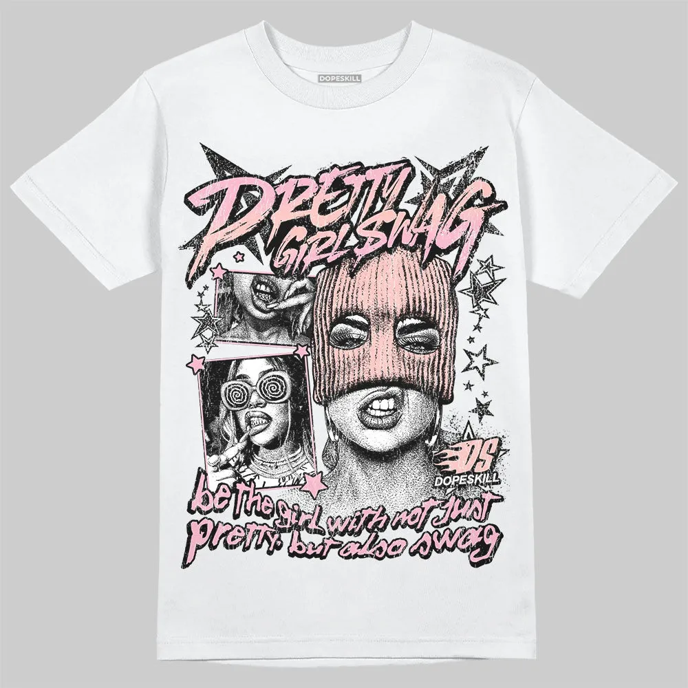 Stars Court White/Pink DopeSkill T-Shirt Pretty Girl Swag Graphic sold by DopeSkill product image thumbnail 2