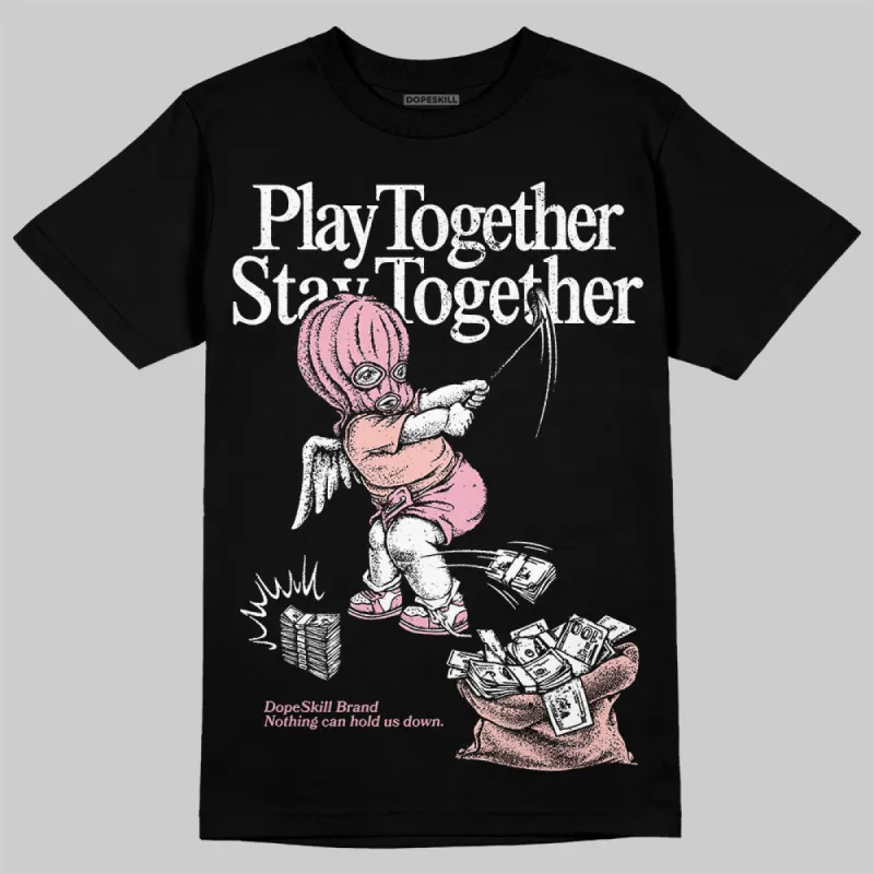 Stars Court White/Pink DopeSkill T-Shirt Play together, Stay together Graphic sold by DopeSkill