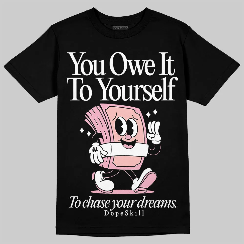 Stars Court White/Pink DopeSkill T-Shirt Owe It To Yourself Graphic sold by DopeSkill