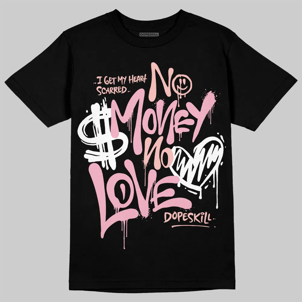 Stars Court White/Pink DopeSkill T-Shirt No Money No Love Typo Graphic sold by DopeSkill