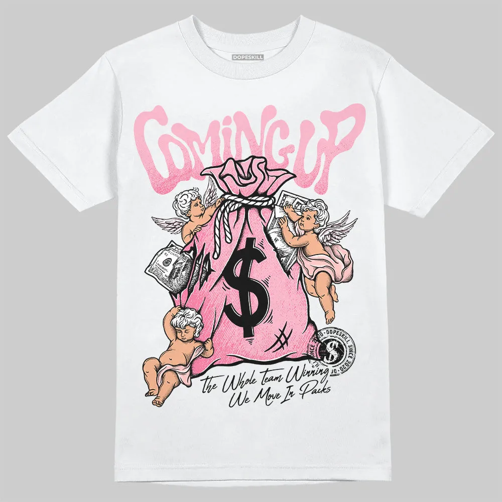 Stars Court White/Pink DopeSkill T-Shirt Money Bag Coming Up Graphic sold by DopeSkill product image thumbnail 2