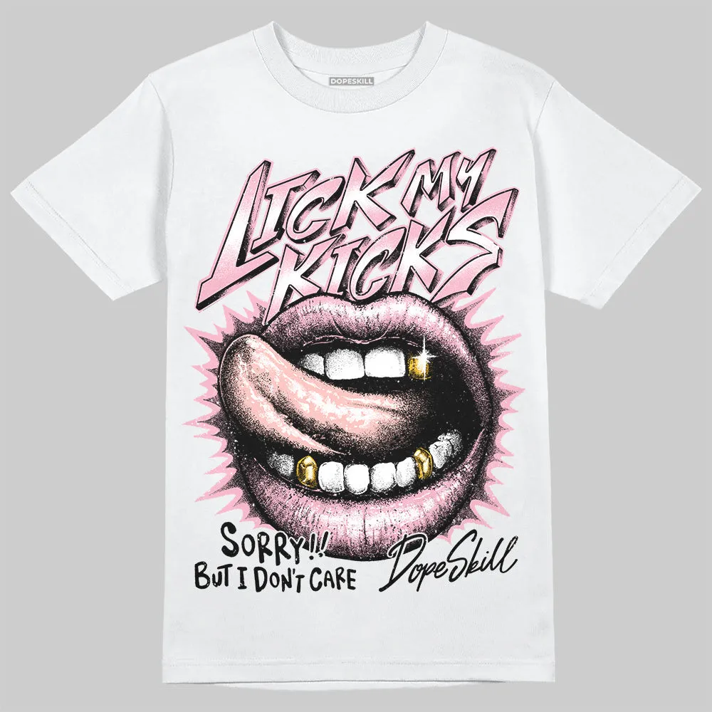 Stars Court White/Pink DopeSkill T-Shirt Lick My Kicks Graphic sold by DopeSkill product image thumbnail 2