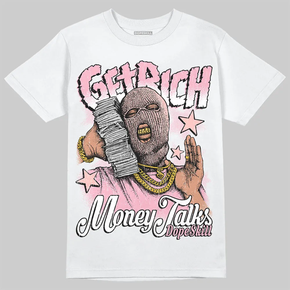 Stars Court White/Pink DopeSkill T-Shirt Get Rich Graphic sold by DopeSkill product image thumbnail 2