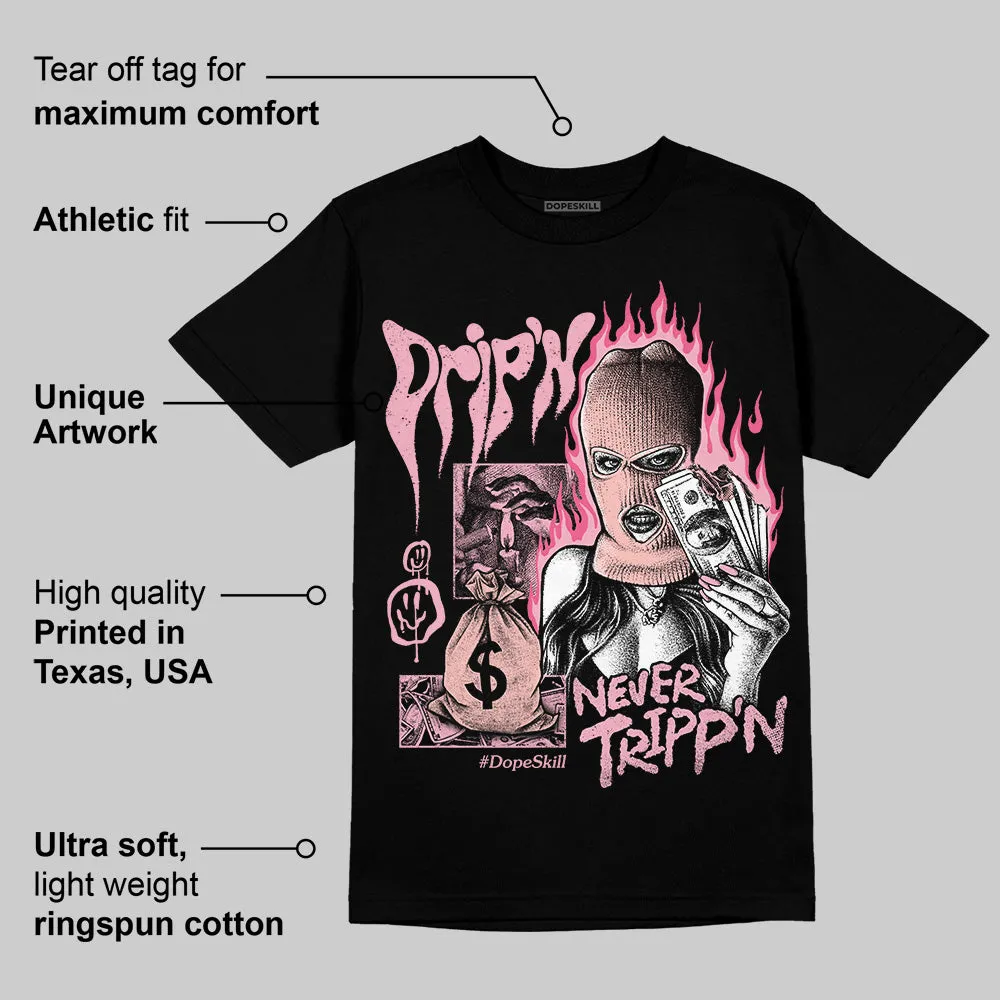 Stars Court White/Pink DopeSkill T-Shirt Drip'n Never Tripp'n Graphic sold by DopeSkill product image thumbnail 3