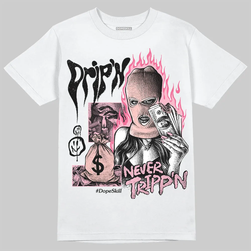 Stars Court White/Pink DopeSkill T-Shirt Drip'n Never Tripp'n Graphic sold by DopeSkill product image thumbnail 2