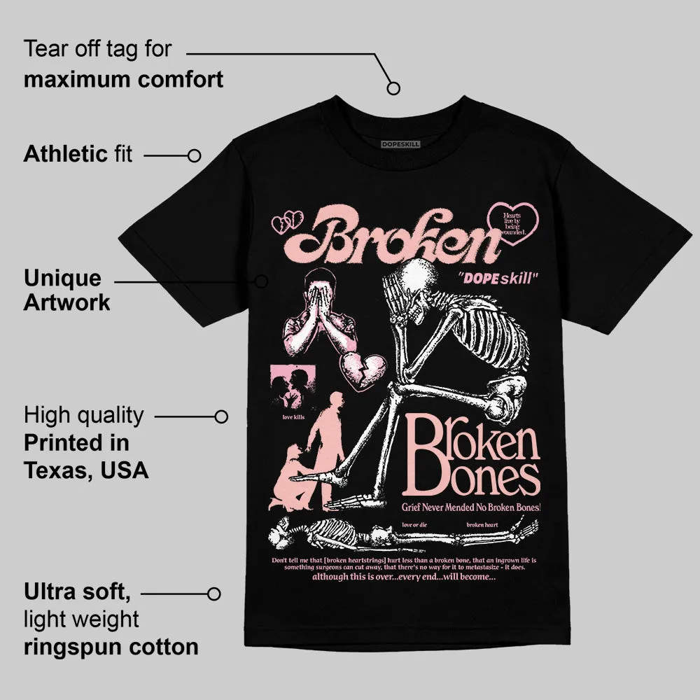 Stars Court White/Pink DopeSkill T-Shirt Broken Bones Graphic sold by DopeSkill product image thumbnail 3