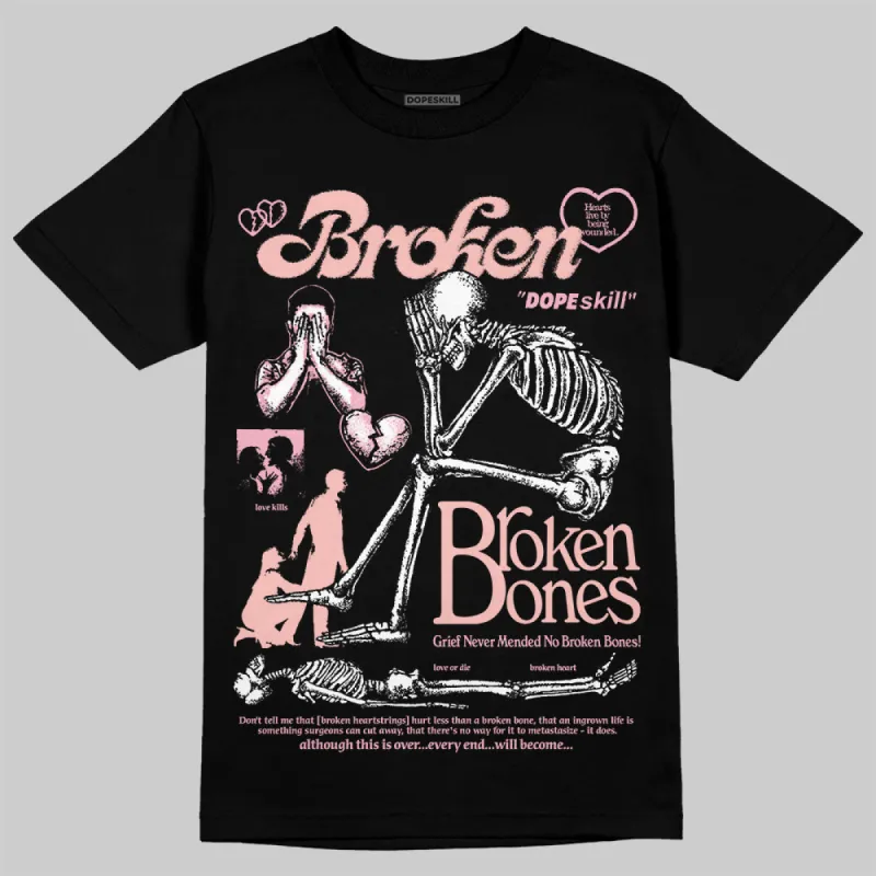 Stars Court White/Pink DopeSkill T-Shirt Broken Bones Graphic sold by DopeSkill