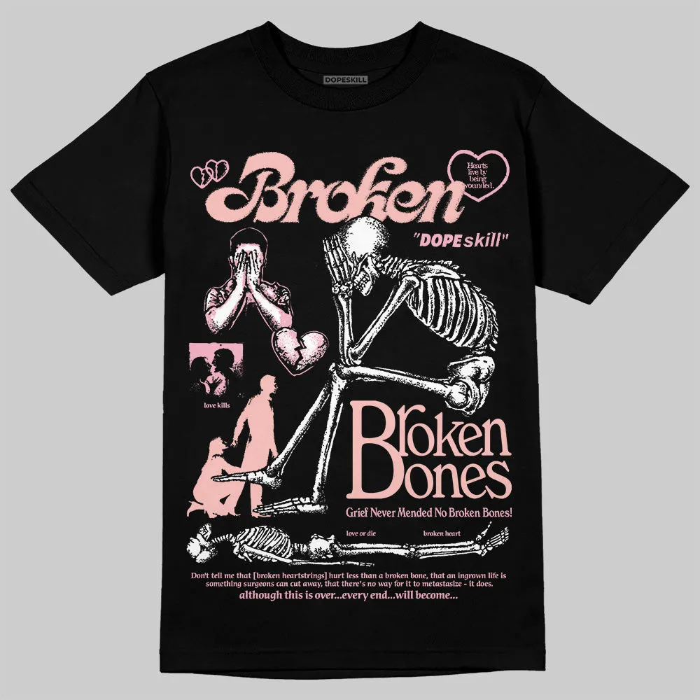 Stars Court White/Pink DopeSkill T-Shirt Broken Bones Graphic sold by DopeSkill