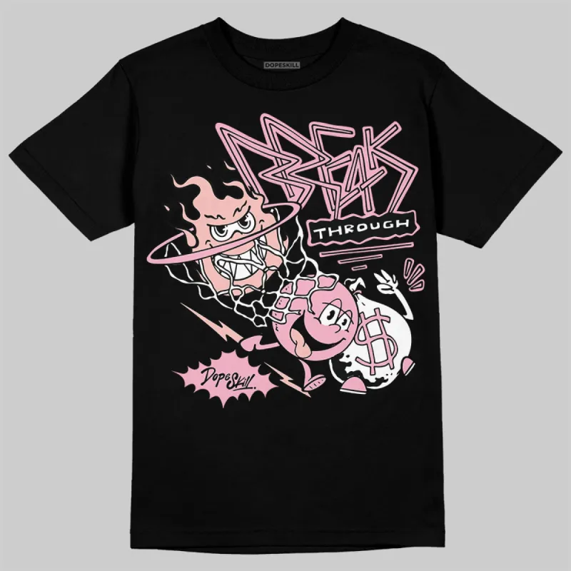 Stars Court White/Pink DopeSkill T-Shirt Break Through Graphic sold by DopeSkill