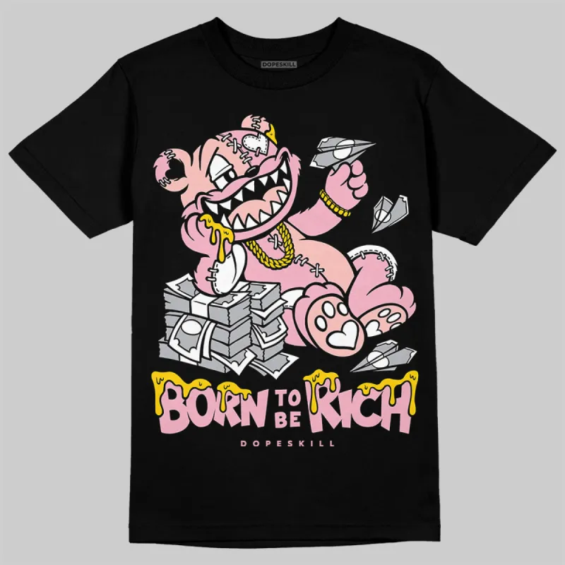 Stars Court White/Pink DopeSkill T-Shirt Born To Be Rich Graphic sold by DopeSkill