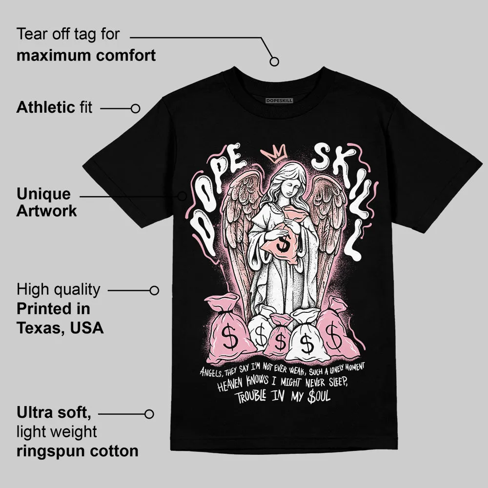 Stars Court White/Pink DopeSkill T-Shirt Angels Graphic sold by DopeSkill product image thumbnail 3