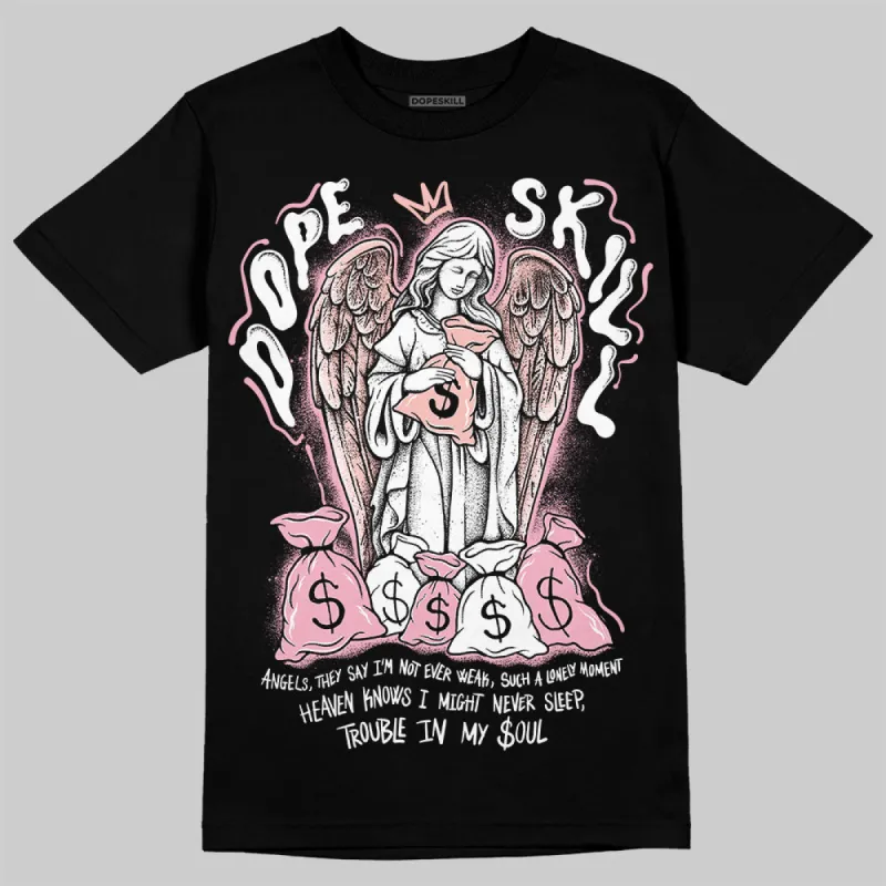 Stars Court White/Pink DopeSkill T-Shirt Angels Graphic sold by DopeSkill