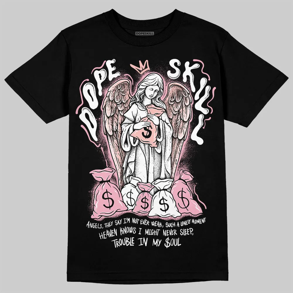 Stars Court White/Pink DopeSkill T-Shirt Angels Graphic sold by DopeSkill