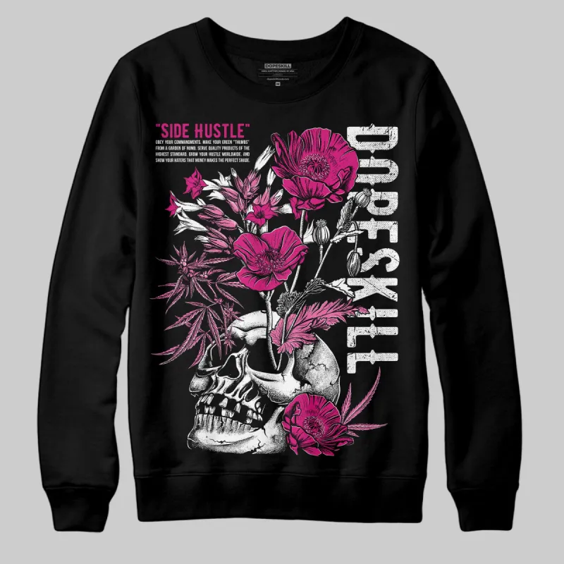 Rick RO Pink Leather Sneakers DopeSkill Sweatshirt Side Hustle Graphic sold by DopeSkill