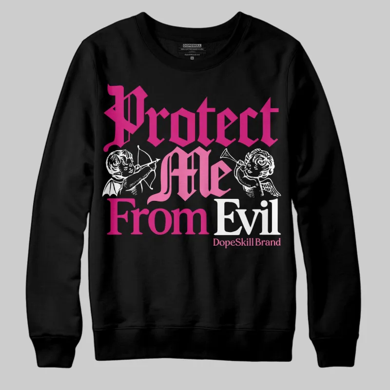 Rick RO Pink Leather Sneakers DopeSkill Sweatshirt Protect Me From Evil Graphic sold by DopeSkill