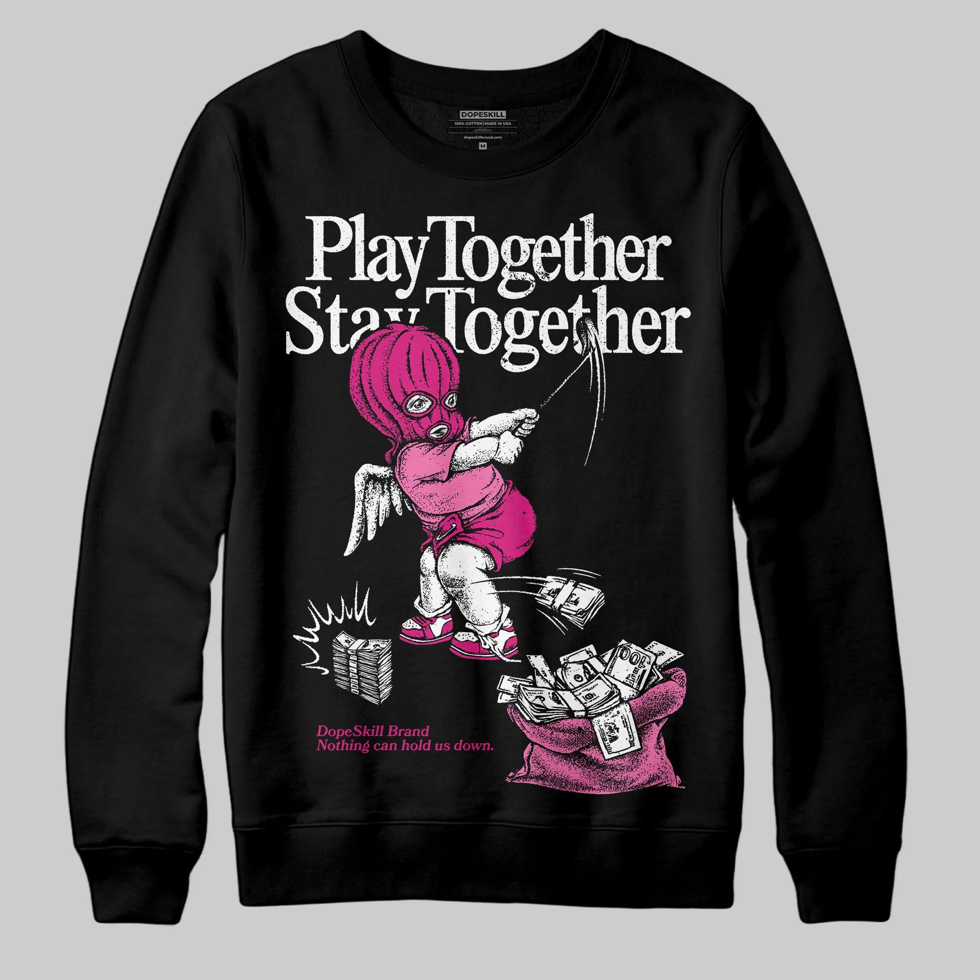 Rick RO Pink Leather Sneakers DopeSkill Sweatshirt Play together, Stay together Graphic sold by DopeSkill