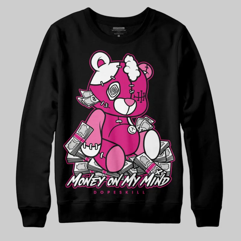 Rick RO Pink Leather Sneakers DopeSkill Sweatshirt MOMM Bear Graphic sold by DopeSkill