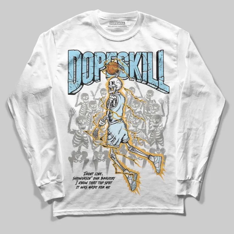 Knu Stack Vintage Satin Dream Blue DopeSkill Long Sleeve T-Shirt Thunder Dunk Graphic sold by DopeSkill