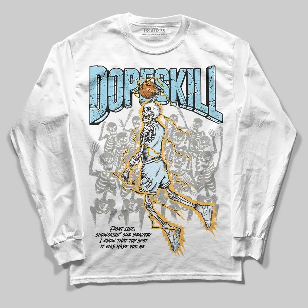 Knu Stack Vintage Satin Dream Blue DopeSkill Long Sleeve T-Shirt Thunder Dunk Graphic sold by DopeSkill