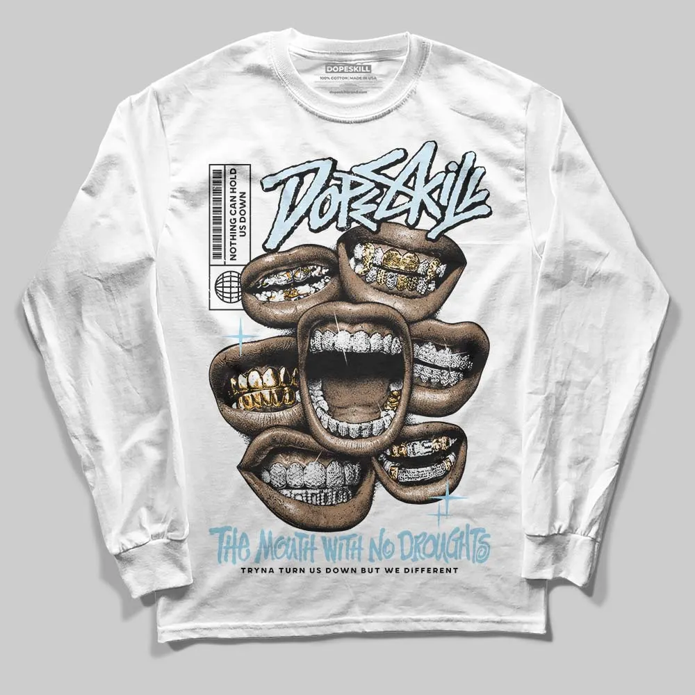 Knu Stack Vintage Satin Dream Blue DopeSkill Long Sleeve T-Shirt The Mouth With No Droughts Graphic sold by DopeSkill
