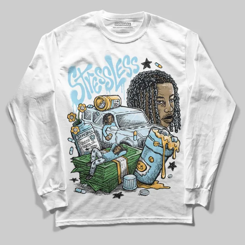 Knu Stack Vintage Satin Dream Blue DopeSkill Long Sleeve T-Shirt Stressless Graphic sold by DopeSkill