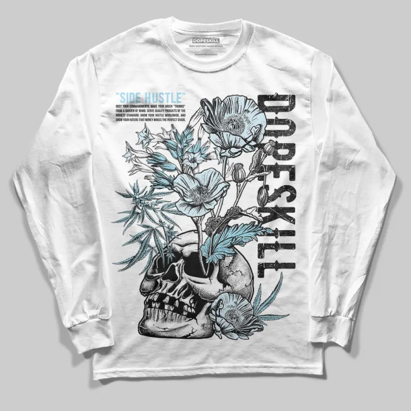 Knu Stack Vintage Satin Dream Blue DopeSkill Long Sleeve T-Shirt Side Hustle Graphic sold by DopeSkill