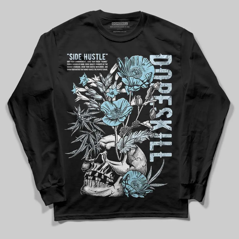 Knu Stack Vintage Satin Dream Blue DopeSkill Long Sleeve T-Shirt Side Hustle Graphic sold by DopeSkill product image thumbnail 2
