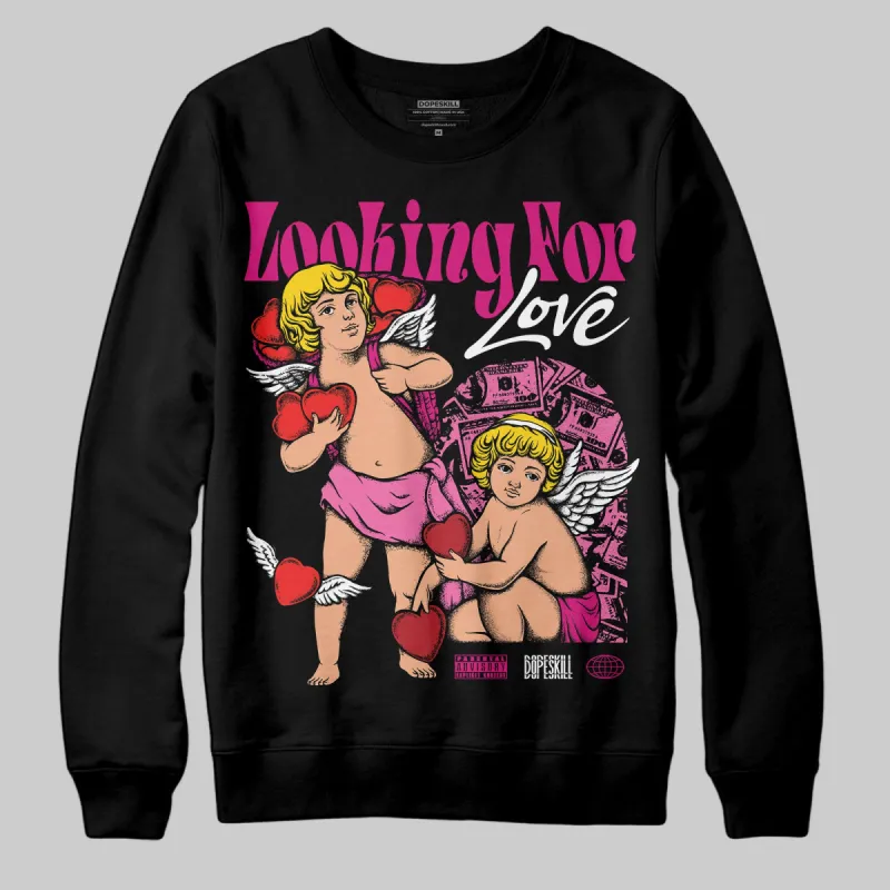 Rick RO Pink Leather Sneakers DopeSkill Sweatshirt Looking For Love Graphic sold by DopeSkill