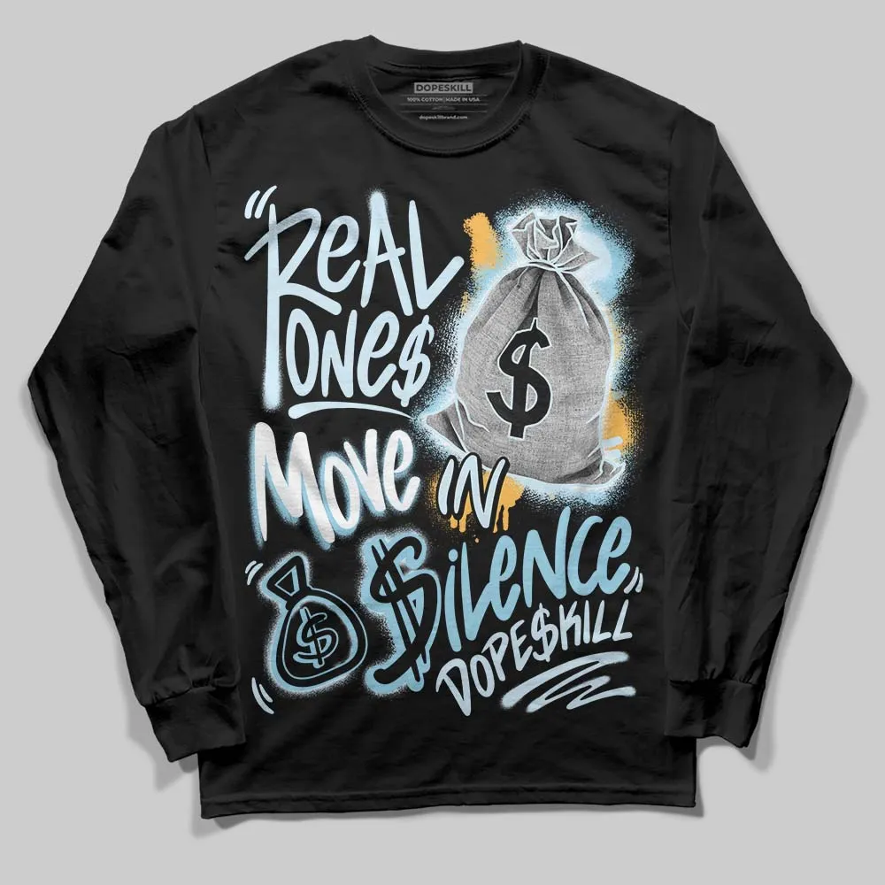 Knu Stack Vintage Satin Dream Blue DopeSkill Long Sleeve T-Shirt Real Ones Move In Silence Graphic sold by DopeSkill product image thumbnail 2
